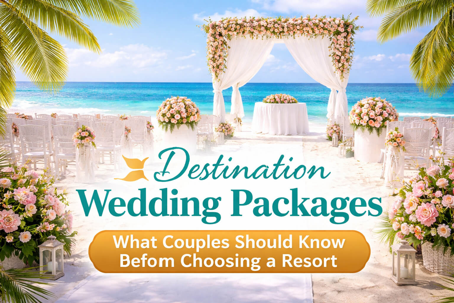 Destination Wedding Packages Guide – What Couples Should Know Before Choosing a Resort Wedding Package