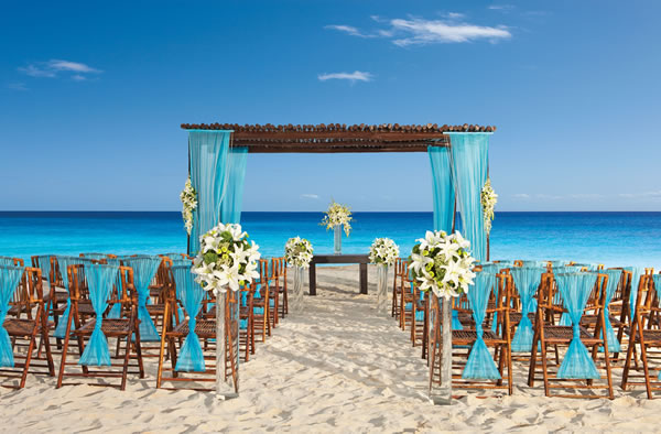 Secrets Riviera Maya Destination Wedding on the Beach